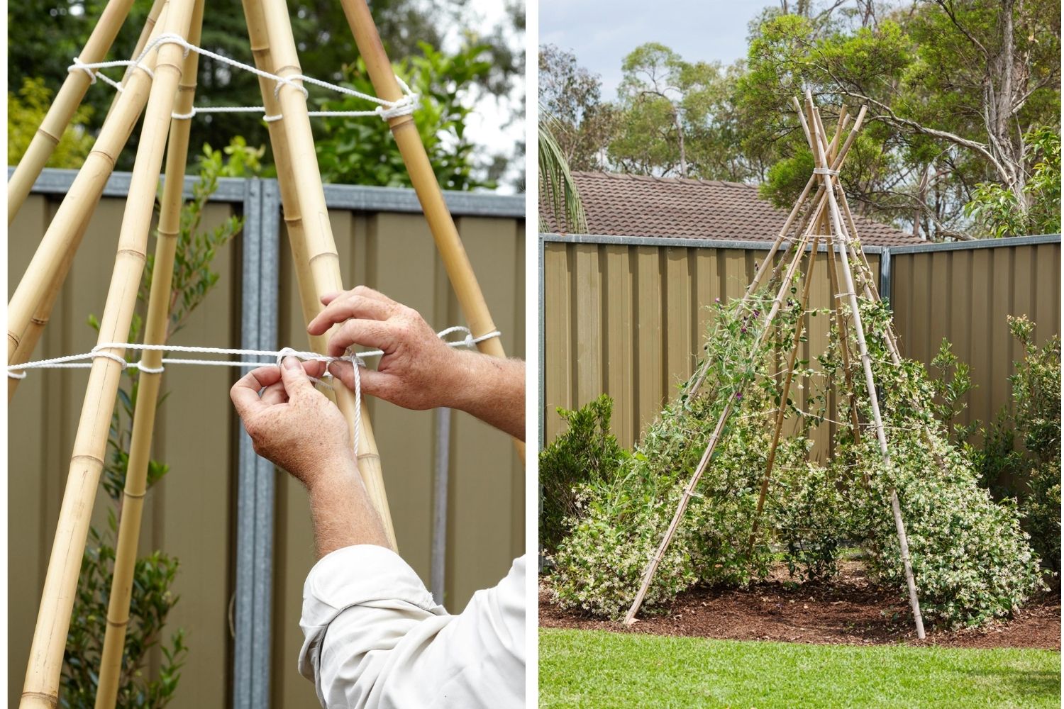 Build A Teepee Tent In The Backyard For Your Kids Better Homes And