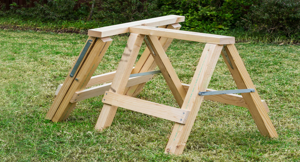 How to make a saw horse Better Homes and Gardens