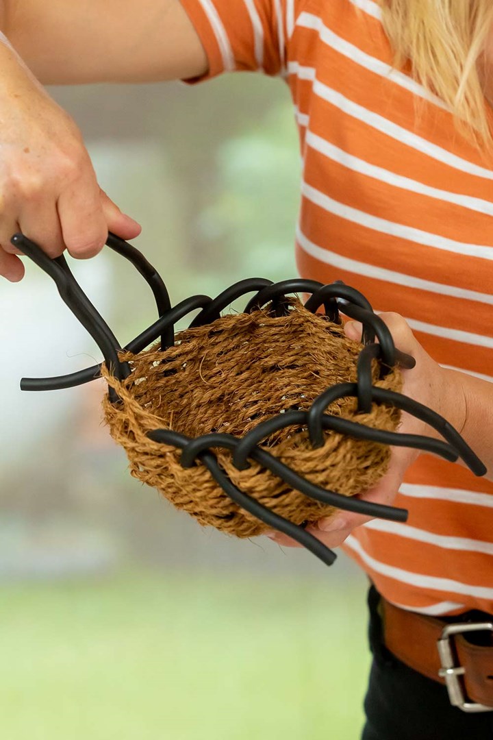 Step 7 how to weave wire basket