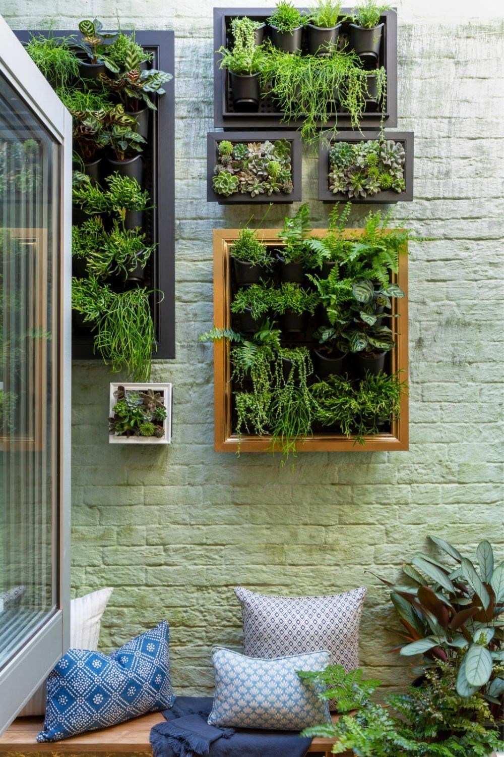 How to make a vertical garden with frames | Better Homes and Gardens