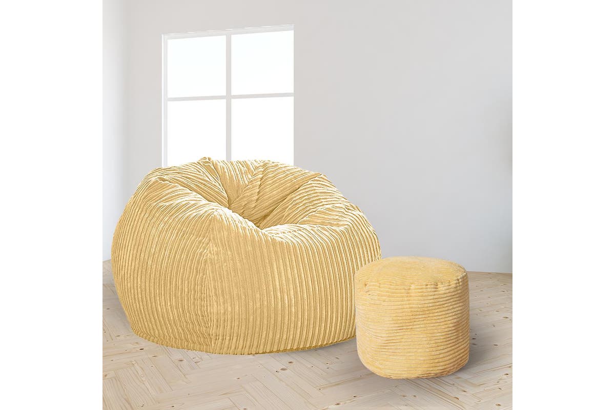 Leather Bean Bags - Devlin Lounges