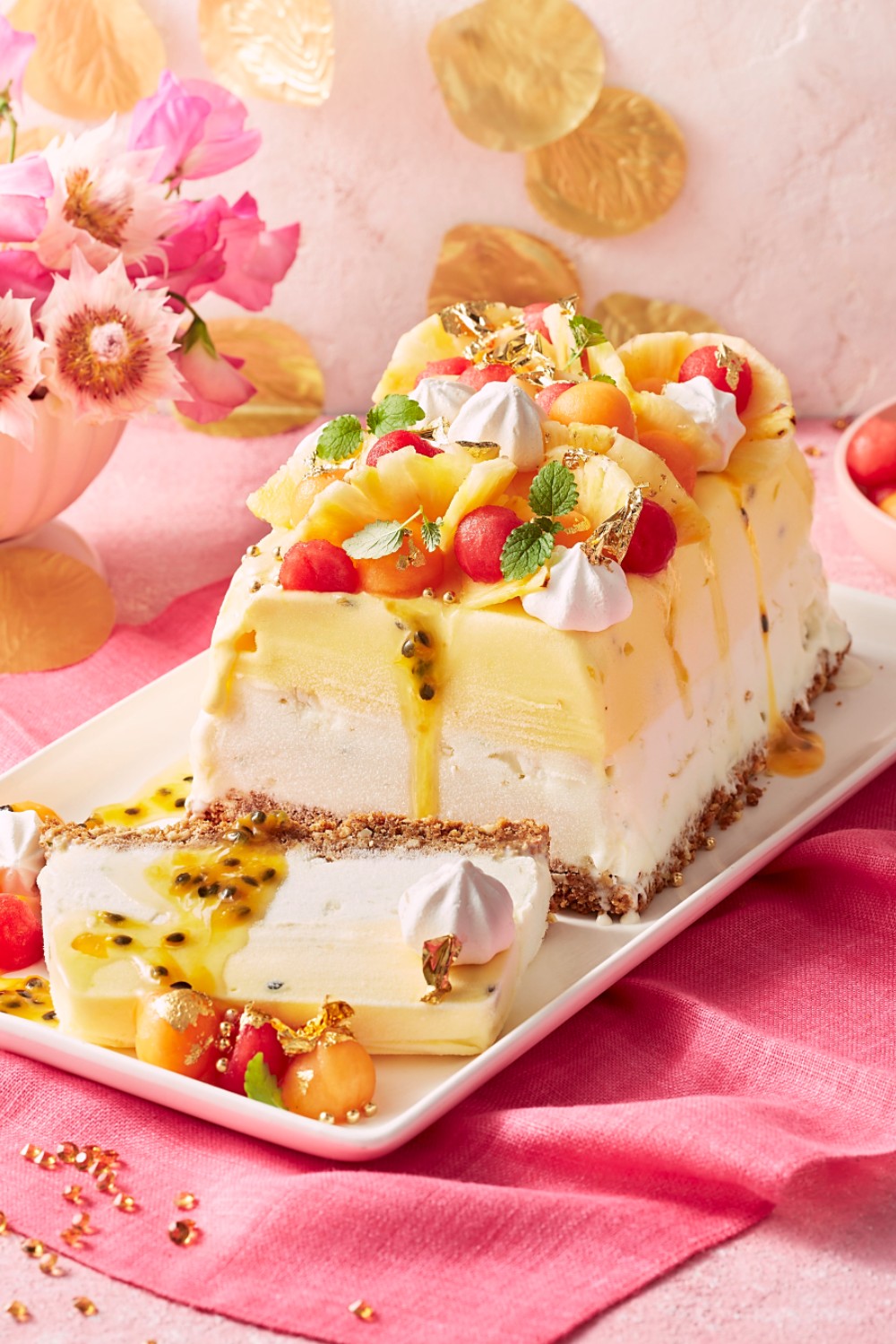Mango-Vanilla Ganache Moist Cake | Sweet Ness Avenue Cakes