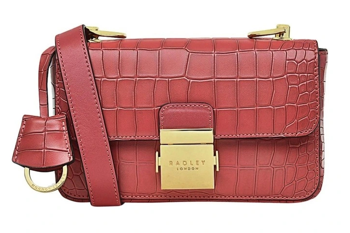 Radley Hanley Faux Croc Mini Crossbody Bag