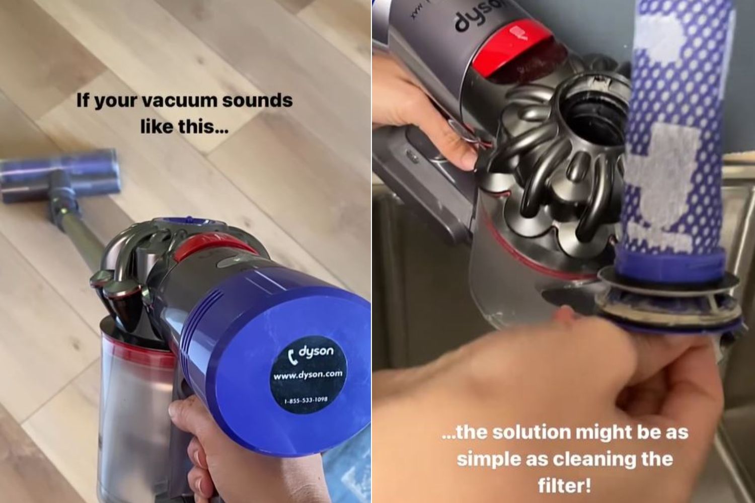 Mum’s simple hack for cleaning Dyson filters will change your life