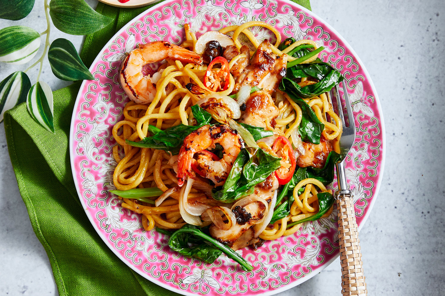 Clarissa’s Hokkien noodle recipe with chicken and prawns